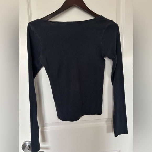 Brandy Melville dark blue Long Sleeve Top - Picture 2 of 3